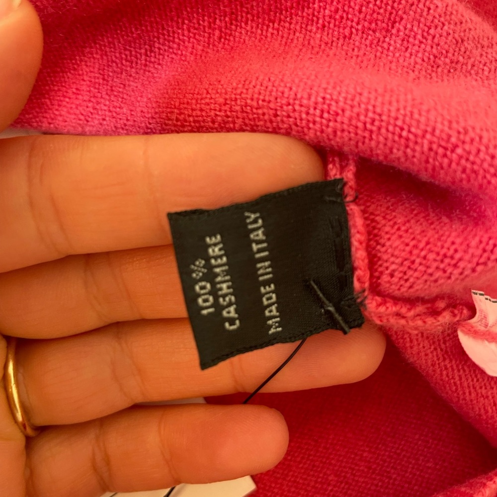 Ralph Lauren - pink cashmere sweater set - Picture 6 of 7